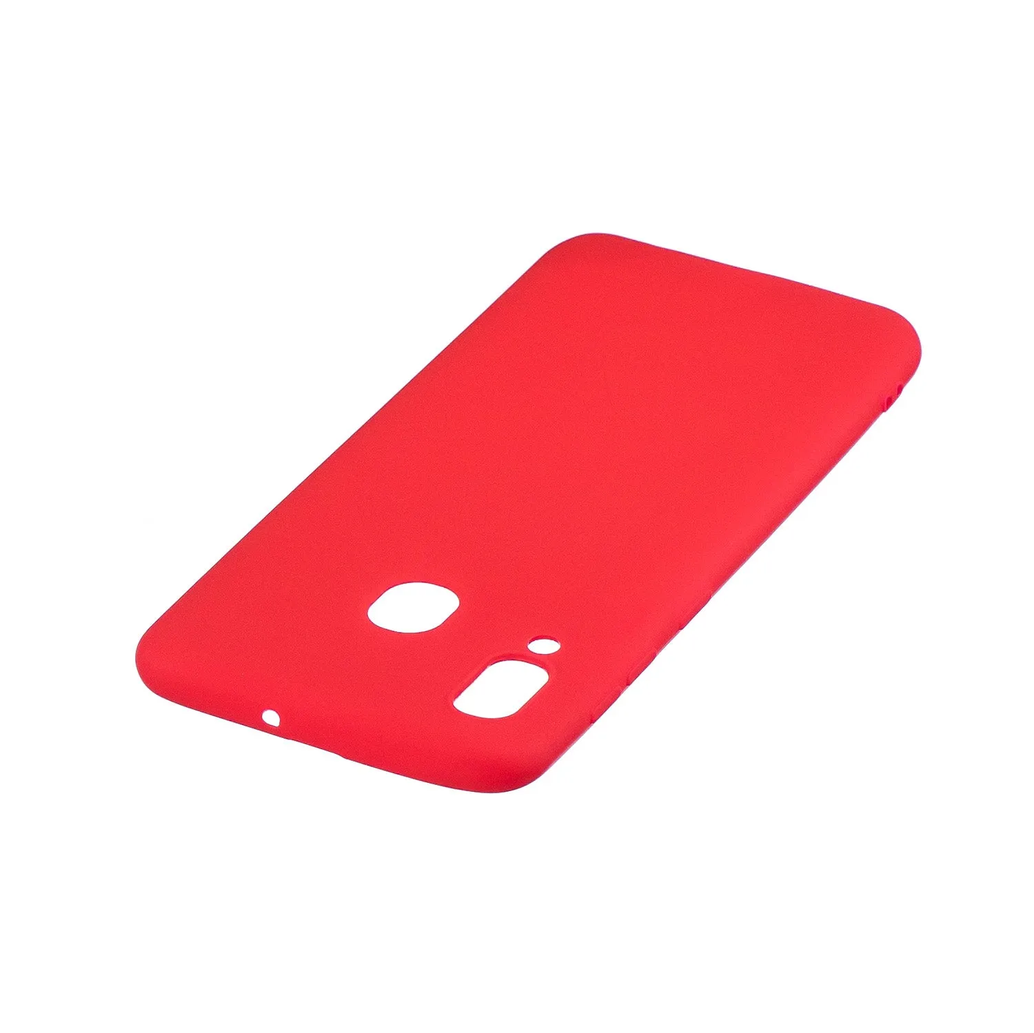 For Samsung A30 Lovely Candy Color Matte TPU Anti-scratch Non-slip Protective Cover Back Case red