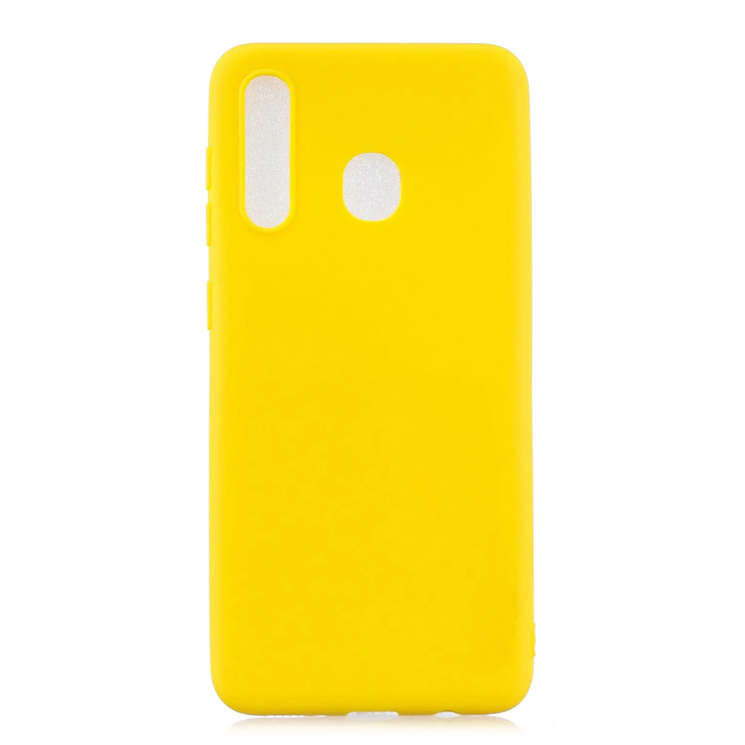 For Samsung A30 Lovely Candy Color Matte TPU Anti-scratch Non-slip Protective Cover Back Case red
