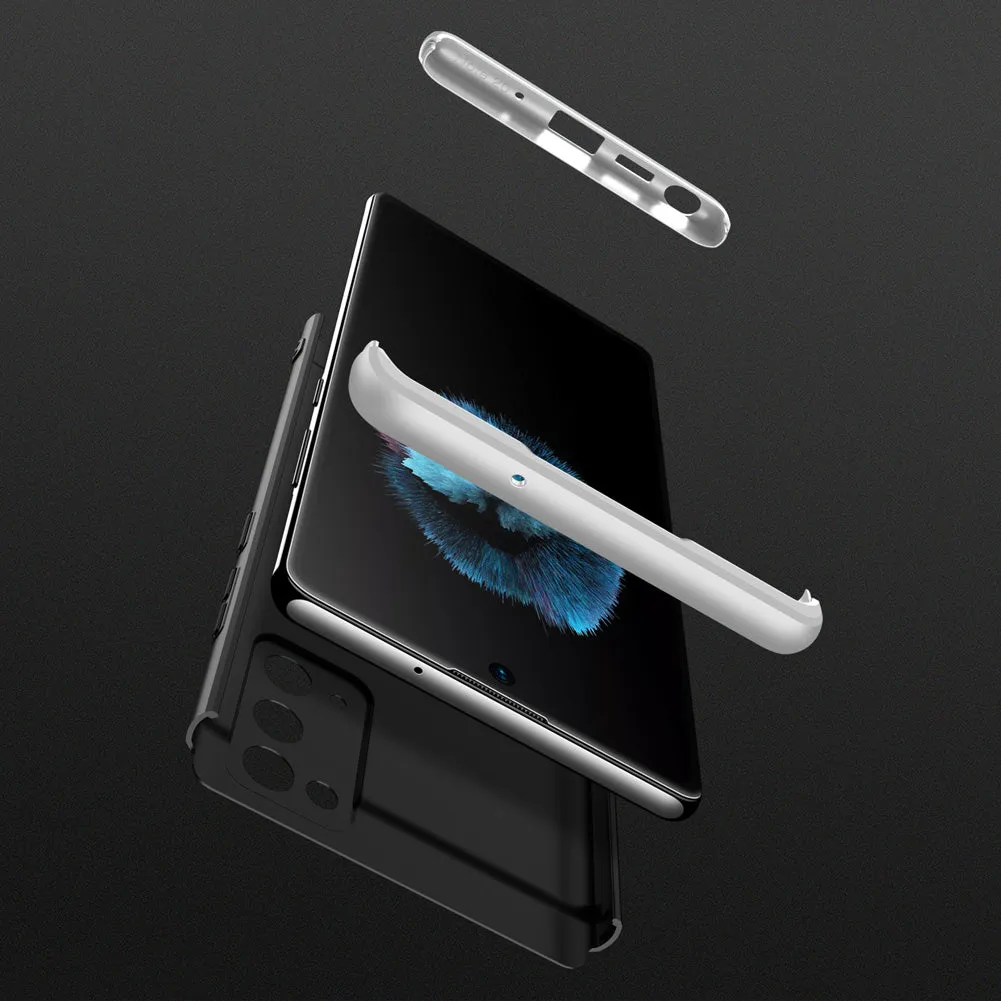 For Samsung Note 20/Note 20 Ultra/M31S Mobile Phone Cover 360 Degree Full Protection Phone Case black
