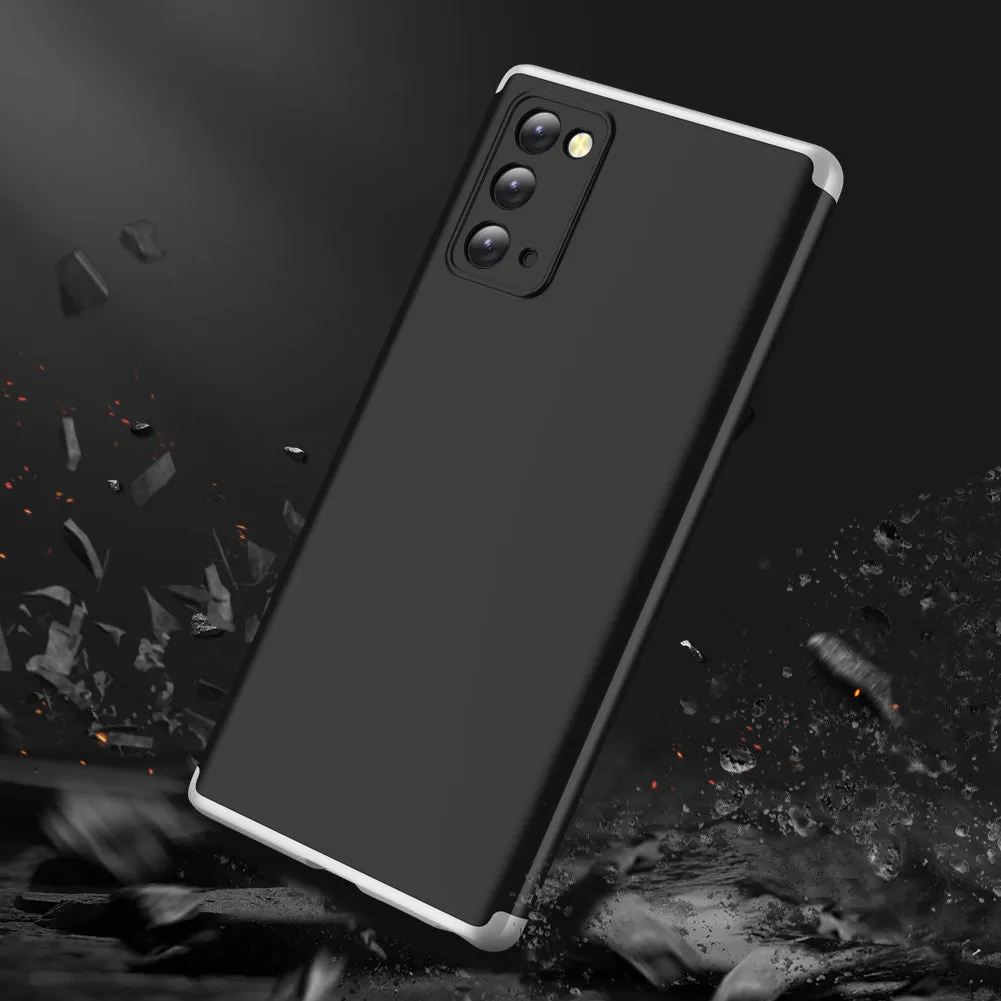 For Samsung Note 20/Note 20 Ultra/M31S Mobile Phone Cover 360 Degree Full Protection Phone Case black