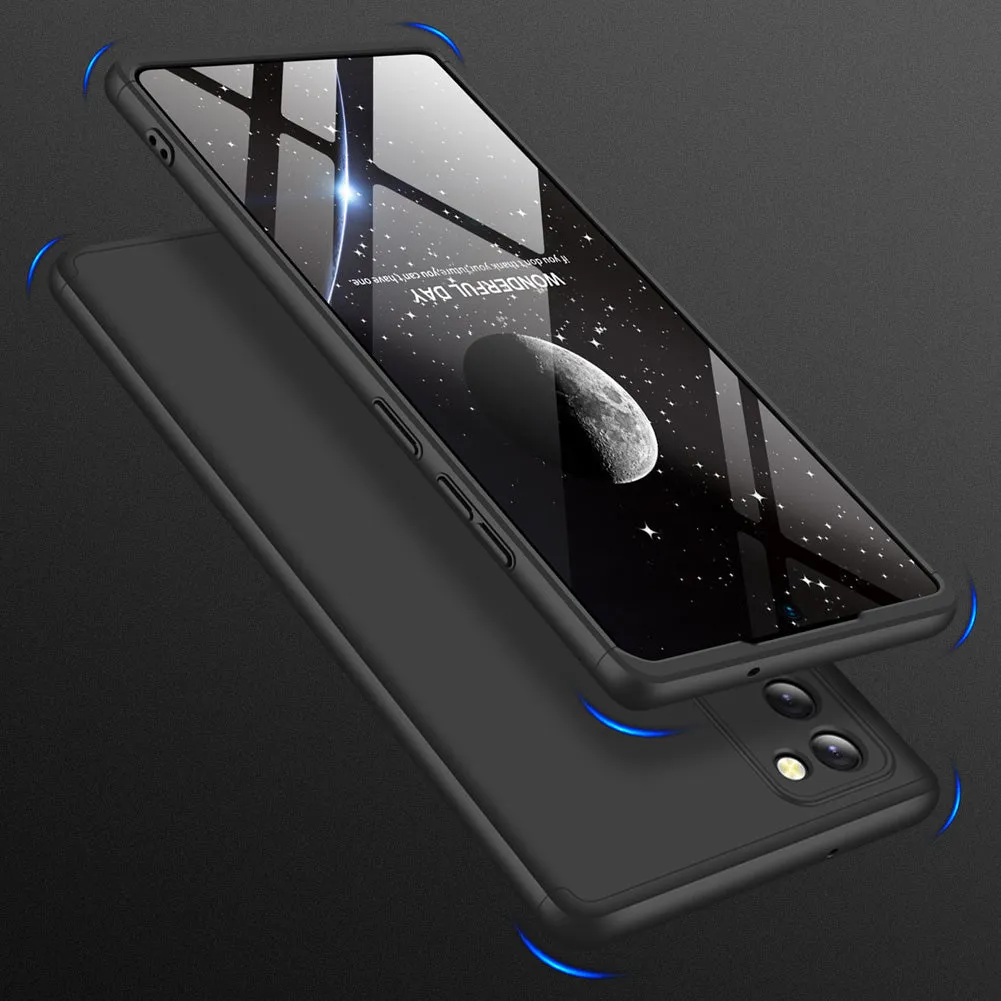 For Samsung Note 20/Note 20 Ultra/M31S Mobile Phone Cover 360 Degree Full Protection Phone Case black