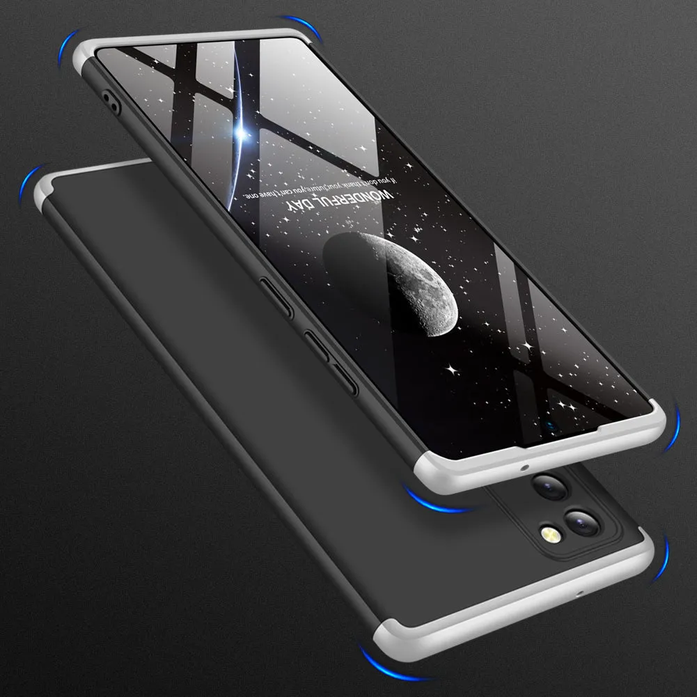 For Samsung Note 20/Note 20 Ultra/M31S Mobile Phone Cover 360 Degree Full Protection Phone Case black