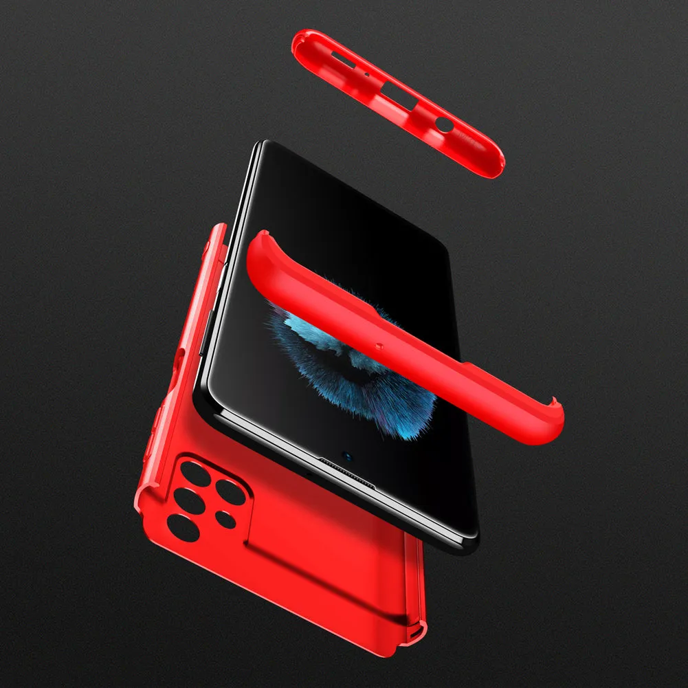 For Samsung Note 20/Note 20 Ultra/M31S Mobile Phone Cover 360 Degree Full Protection Phone Case red
