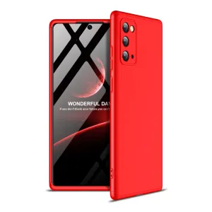 For Samsung Note 20/Note 20 Ultra/M31S Mobile Phone Cover 360 Degree Full Protection Phone Case red