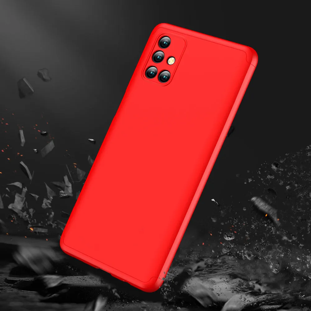 For Samsung Note 20/Note 20 Ultra/M31S Mobile Phone Cover 360 Degree Full Protection Phone Case red