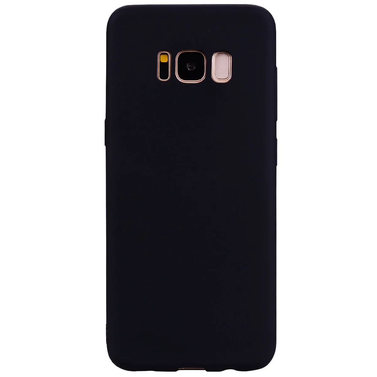 for Samsung S8 Lovely Candy Color Matte TPU Anti-scratch Non-slip Protective Cover Back Case white