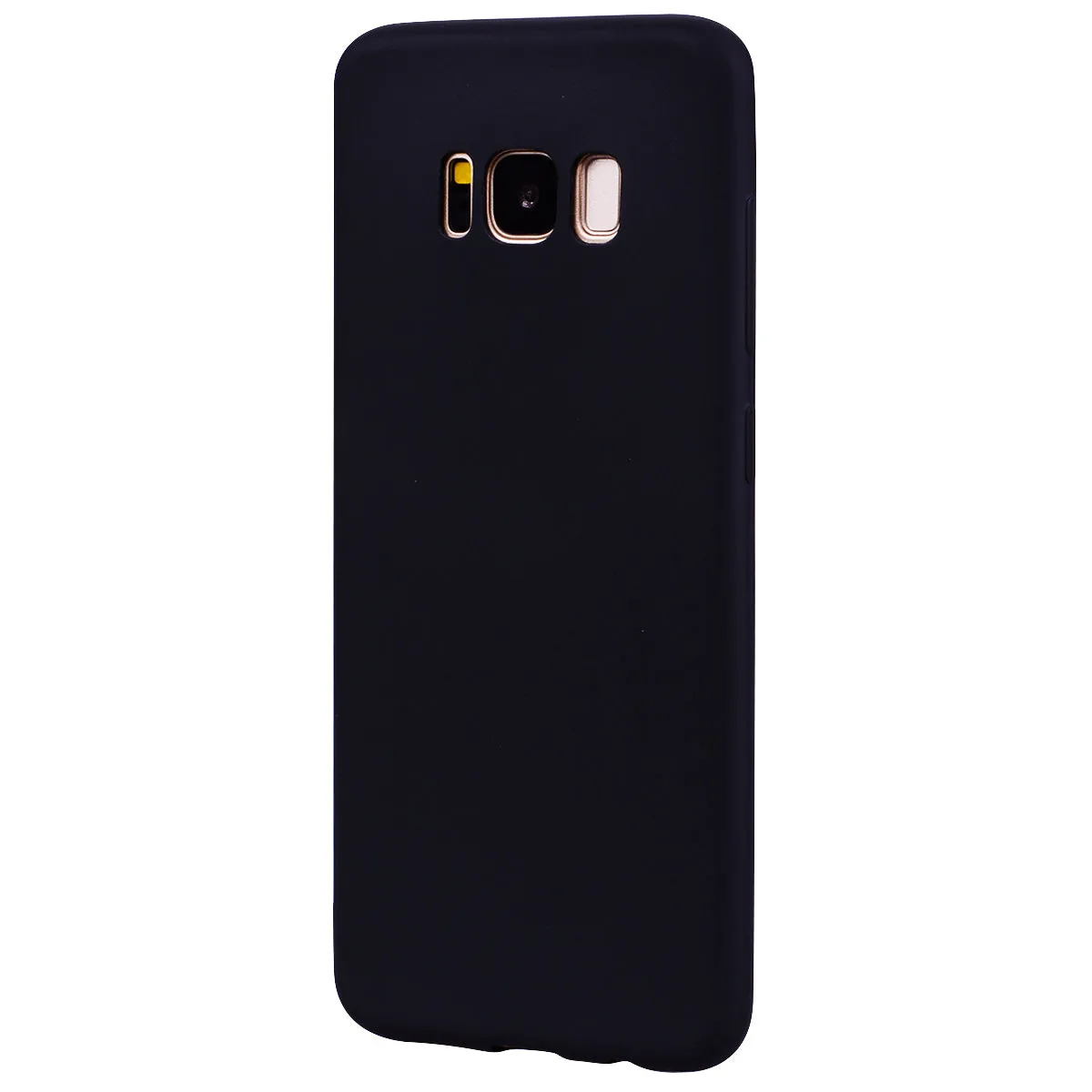 for Samsung S8 Lovely Candy Color Matte TPU Anti-scratch Non-slip Protective Cover Back Case white