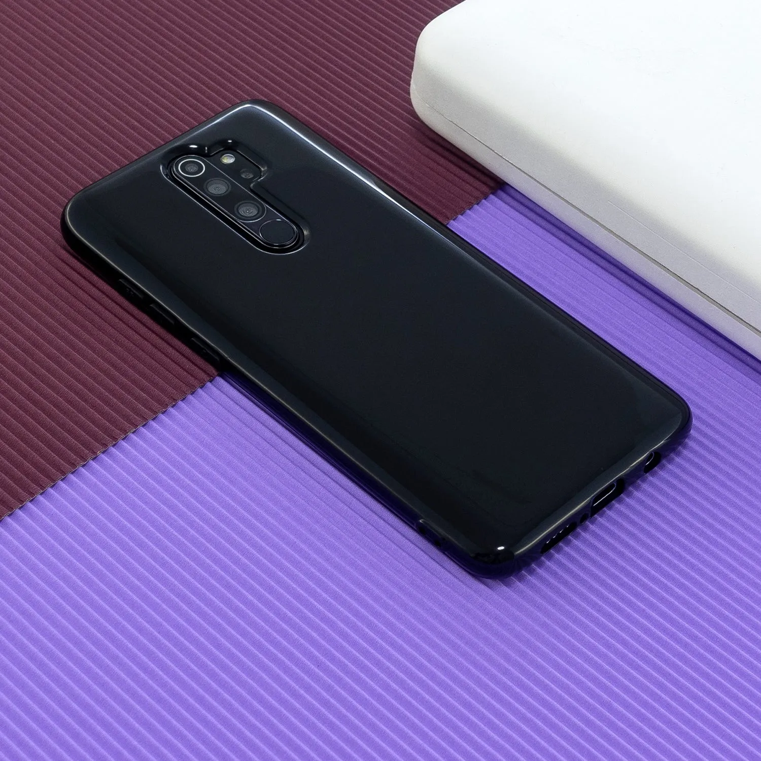 for VIVO Reno Ace/X2 PRO/ A9 2020/A5 2020 Thicken 2.0mm TPU Back Cover Cellphone Case Shell black