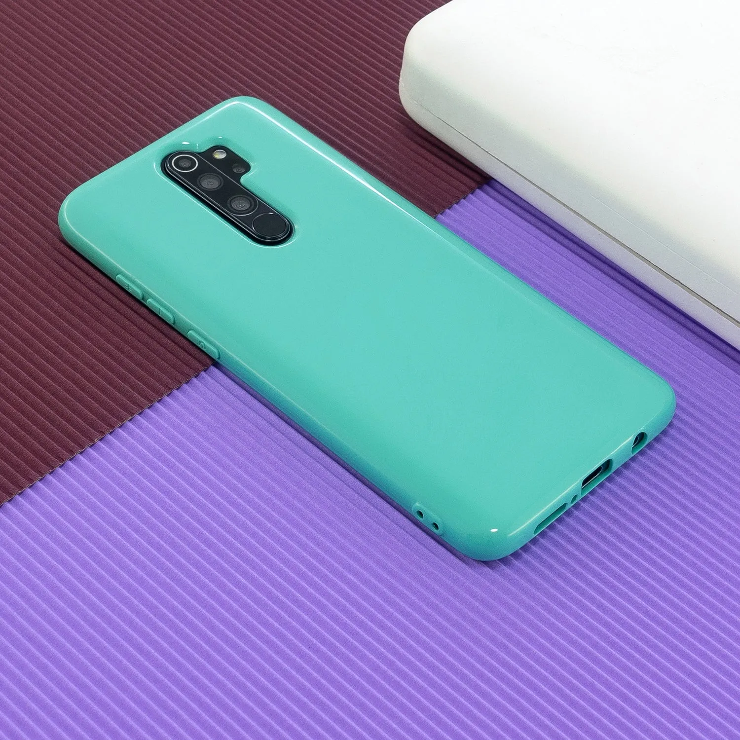 for VIVO Reno Ace/X2 PRO/ A9 2020/A5 2020 Thicken 2.0mm TPU Back Cover Cellphone Case Shell Light blue