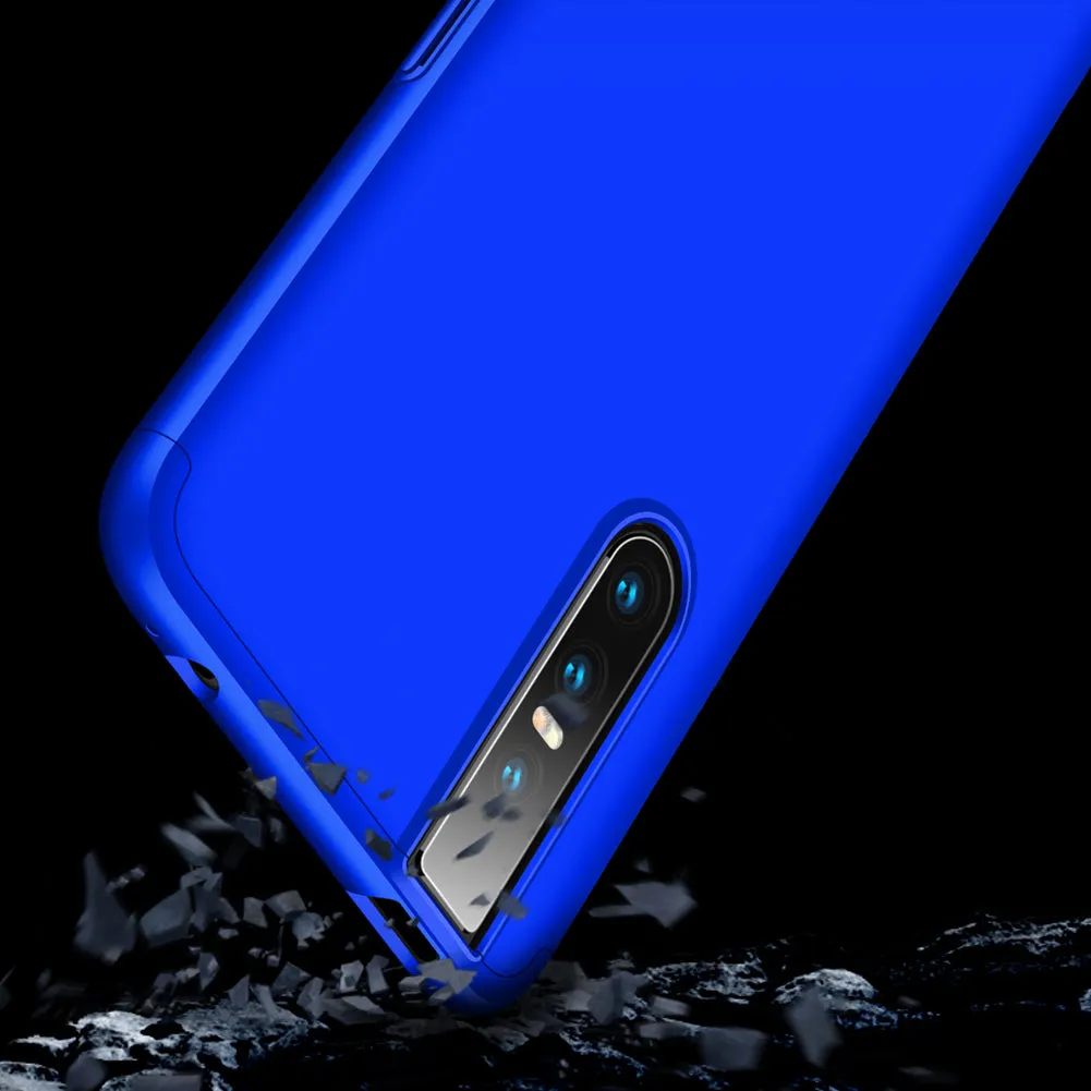 For VIVO V15pro Ultra Slim PC Back Cover Non-slip Shockproof 360 Degree Full Protective Case blue