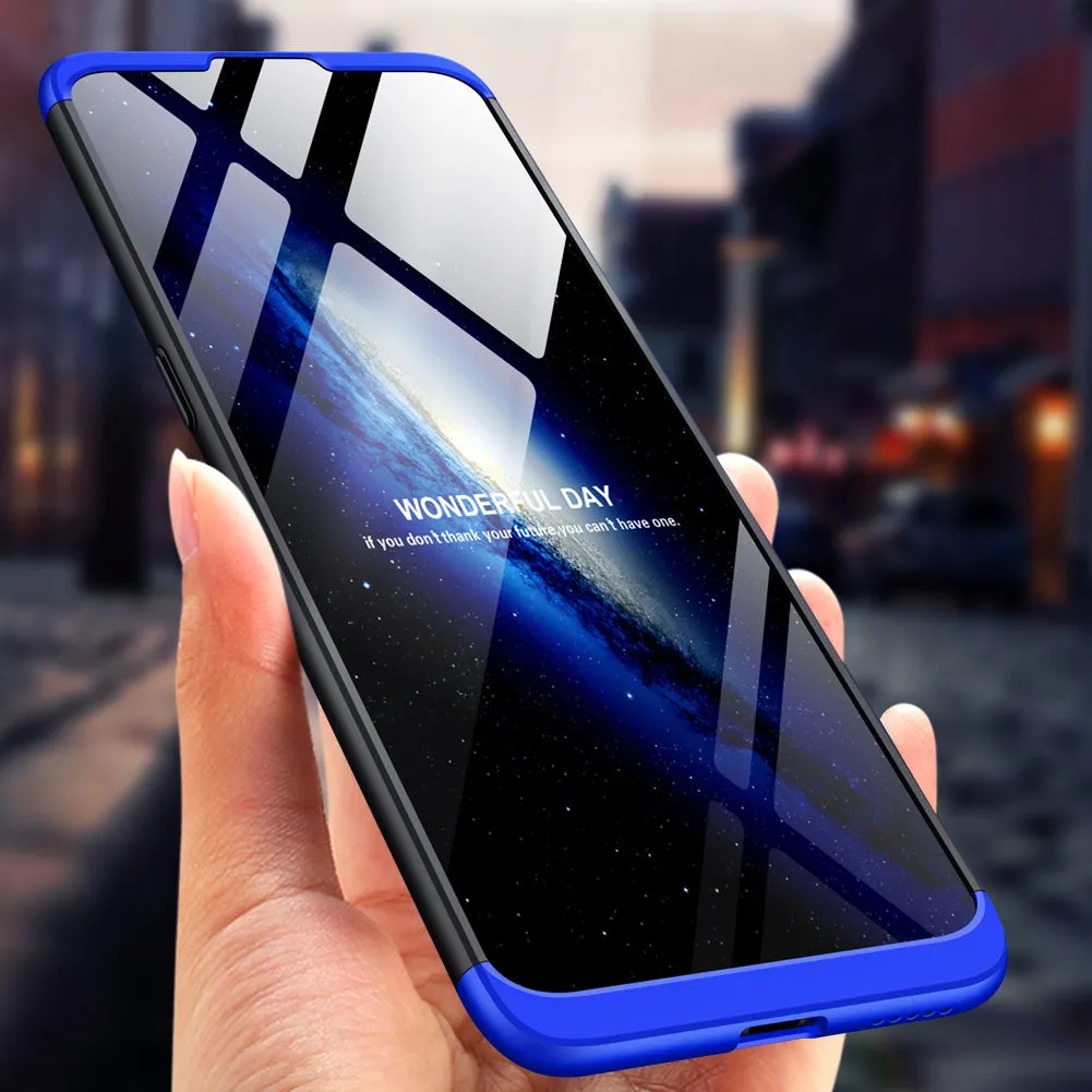 For VIVO V15pro Ultra Slim PC Back Cover Non-slip Shockproof 360 Degree Full Protective Case gold