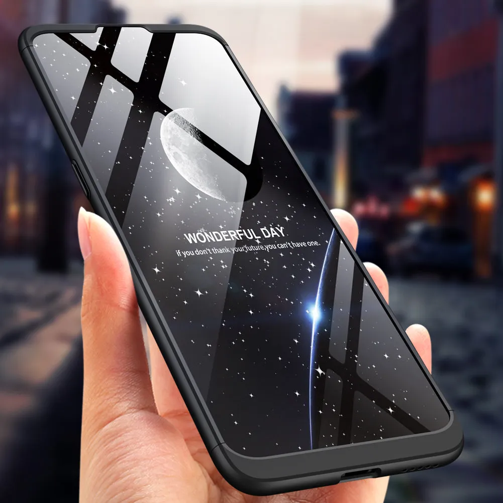 For VIVO V15pro Ultra Slim PC Back Cover Non-slip Shockproof 360 Degree Full Protective Case gold