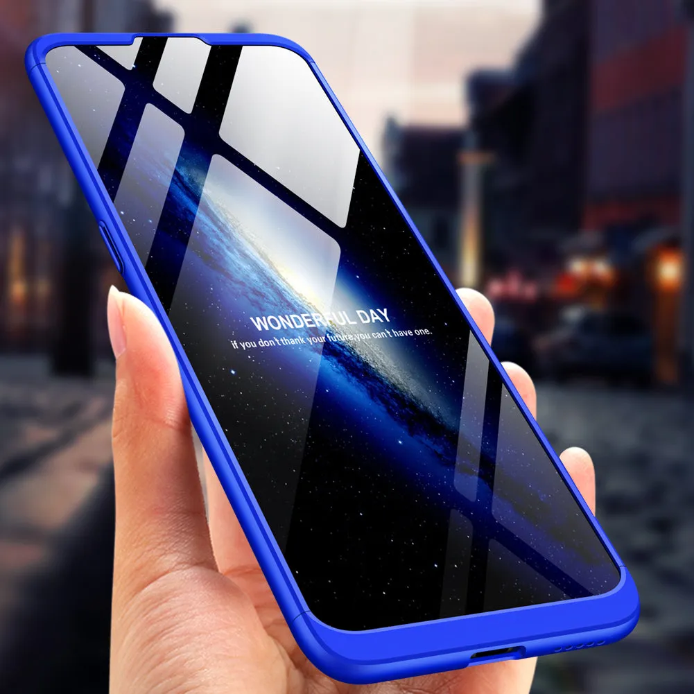 For VIVO V15pro Ultra Slim PC Back Cover Non-slip Shockproof 360 Degree Full Protective Case gold