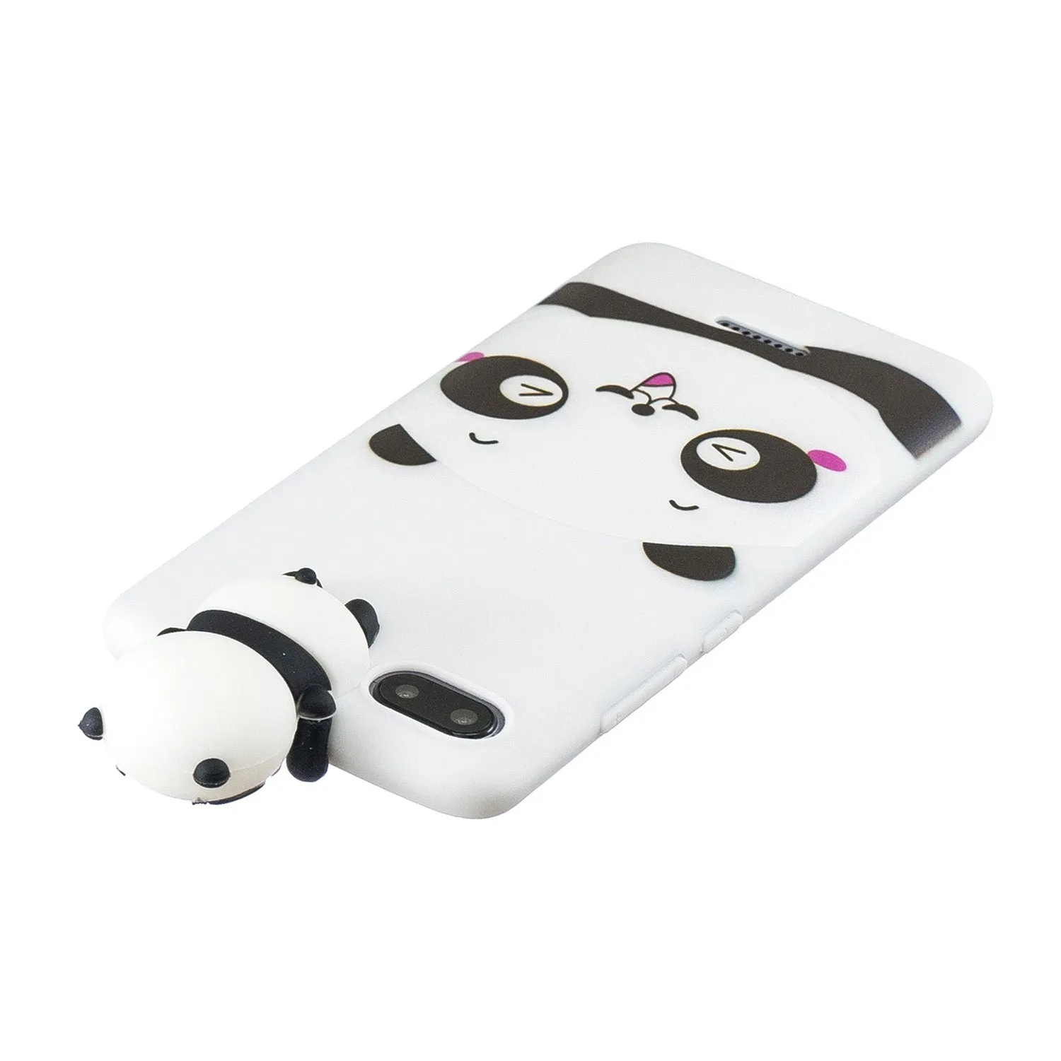 For XIAOMI Redmi 6A 3D Cartoon Lovely Coloured Painted Soft TPU Back Cover Non-slip Shockproof Full Protective Case sapphire