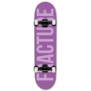 Fracture Skateboards Fade Purple Complete Skateboard 7.75"