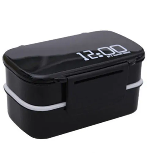 Gamebox Camera Radio Shape Plastic Double Layer Lunch Box Sushi Bento Box Microwavable LunchBox With Spoon Fork Office School