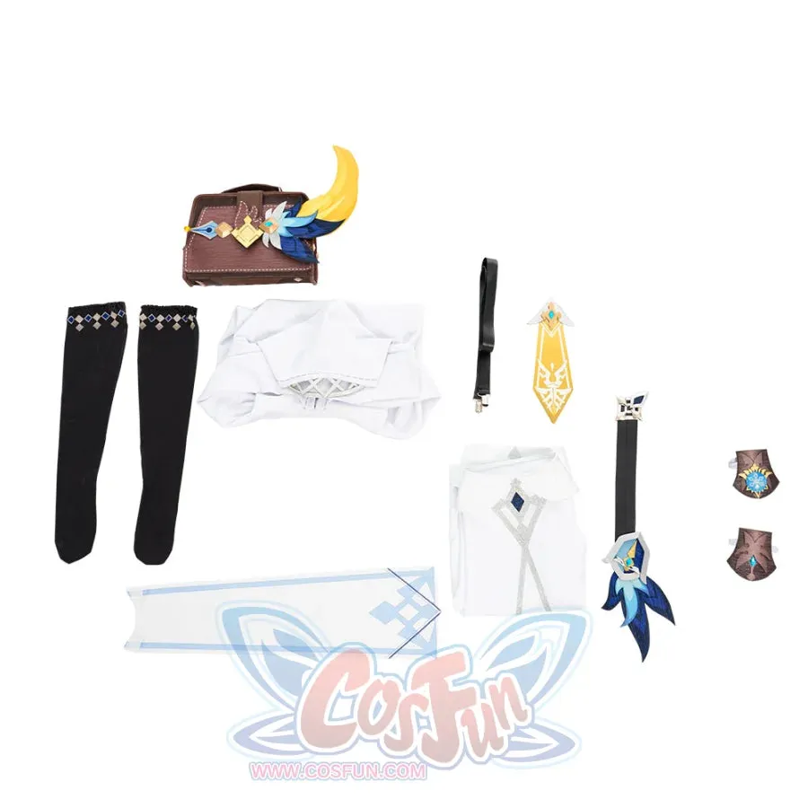 Genshin Impact Knights of Favonius Mika Cosplay Costume C07528 A