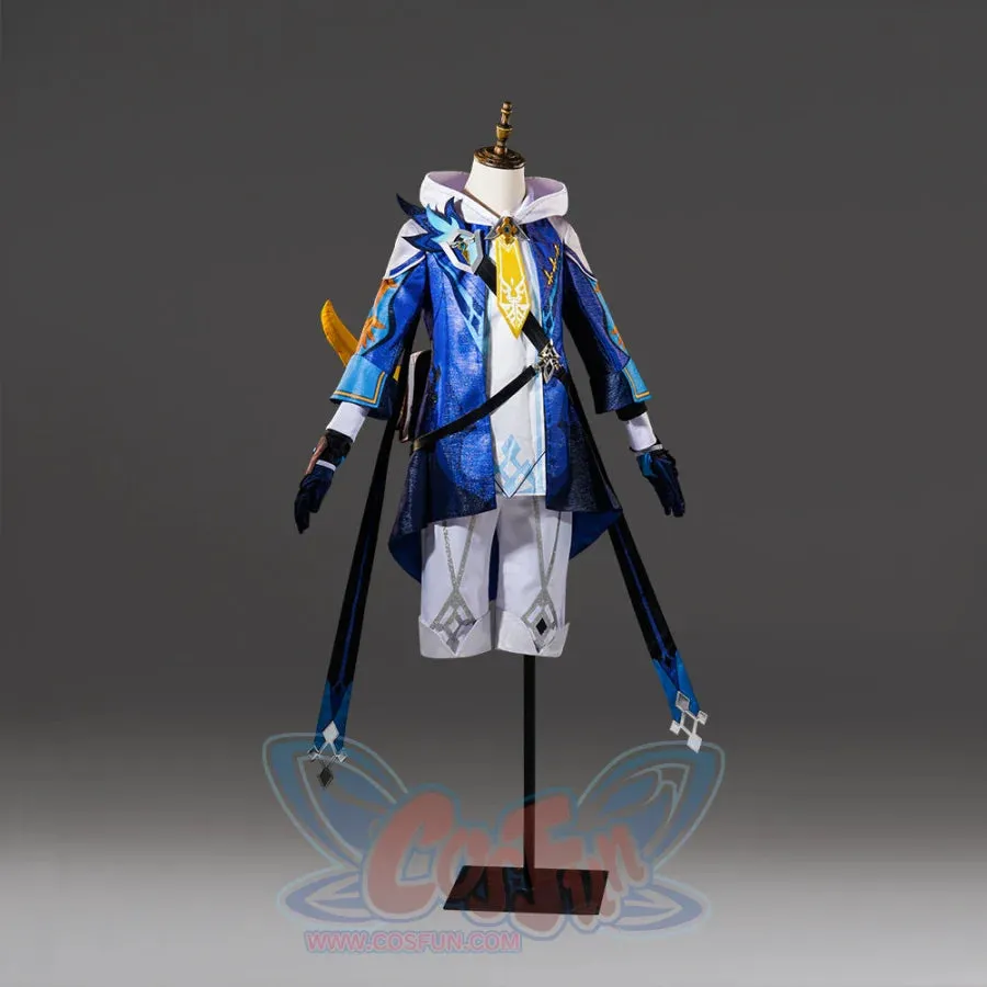 Genshin Impact Knights of Favonius Mika Cosplay Costume C07528 A