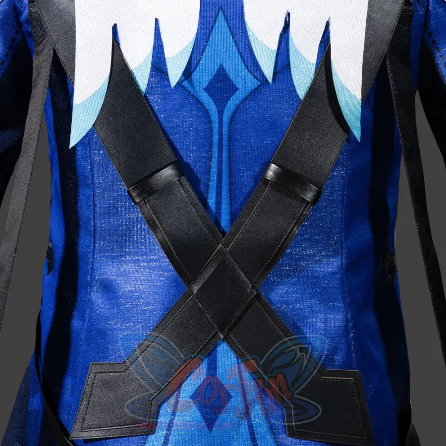 Genshin Impact Knights of Favonius Mika Cosplay Costume C07528 A