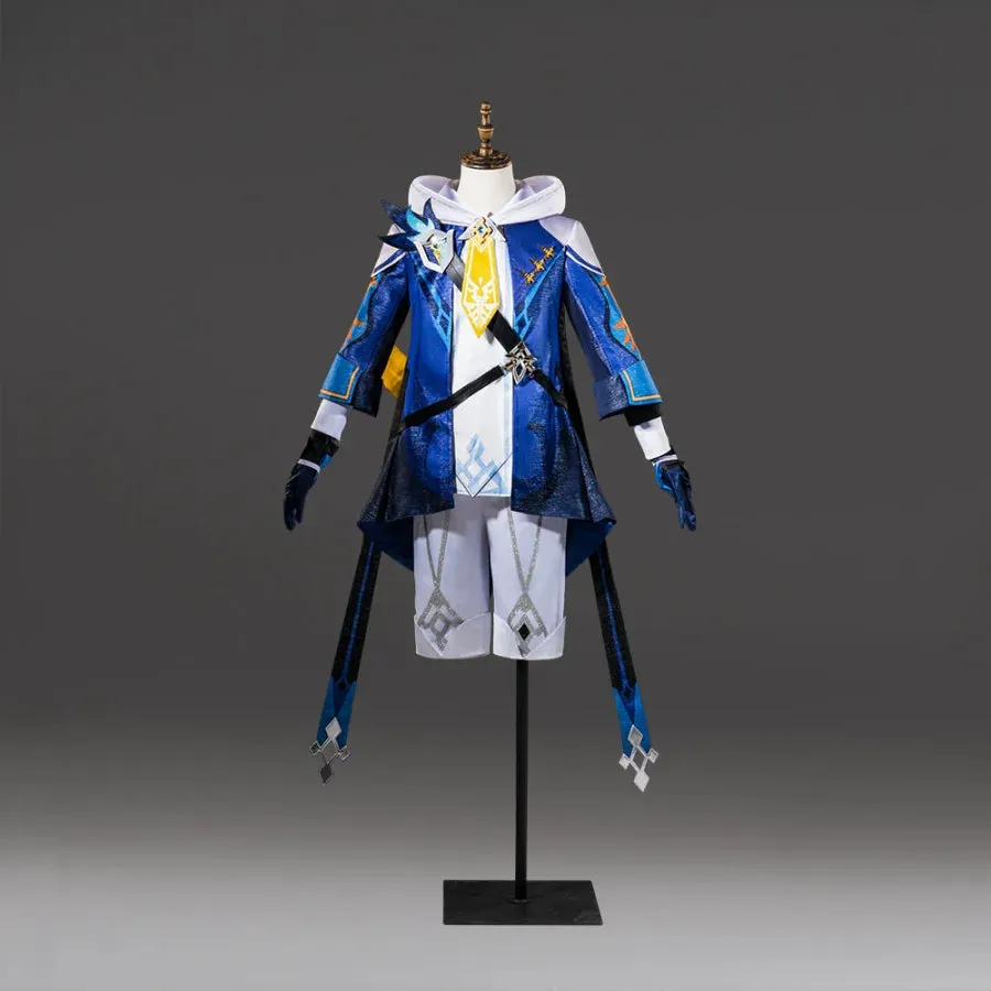 Genshin Impact Knights of Favonius Mika Cosplay Costume C07528 A