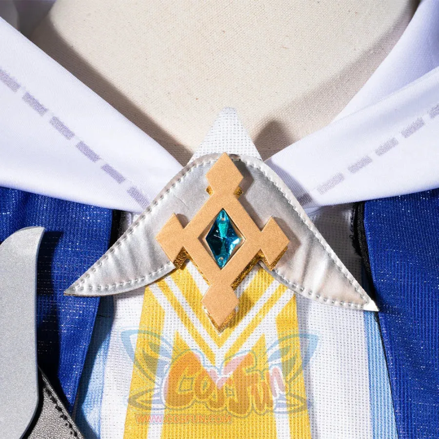 Genshin Impact Knights of Favonius Mika Cosplay Costume C07528 A