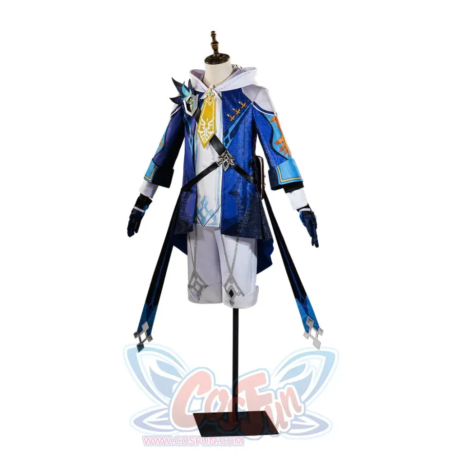 Genshin Impact Knights of Favonius Mika Cosplay Costume C07528 A
