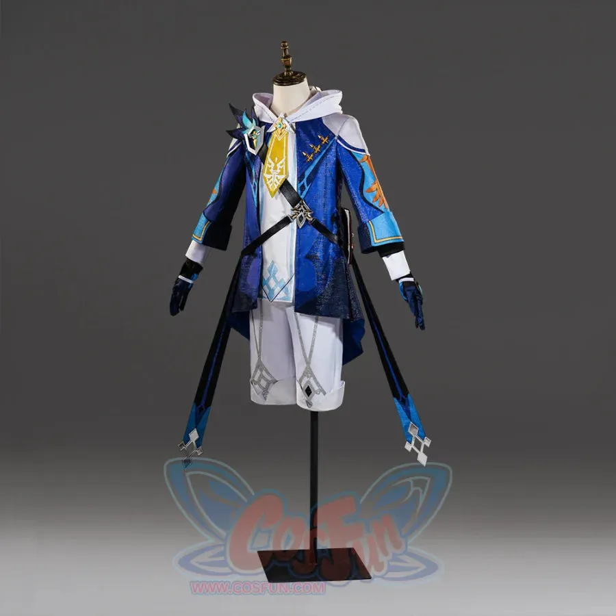 Genshin Impact Knights of Favonius Mika Cosplay Costume C07528 A