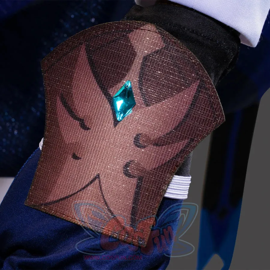 Genshin Impact Knights of Favonius Mika Cosplay Costume C07528 A