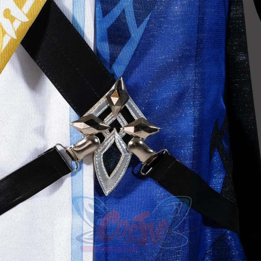 Genshin Impact Knights of Favonius Mika Cosplay Costume C07528 A