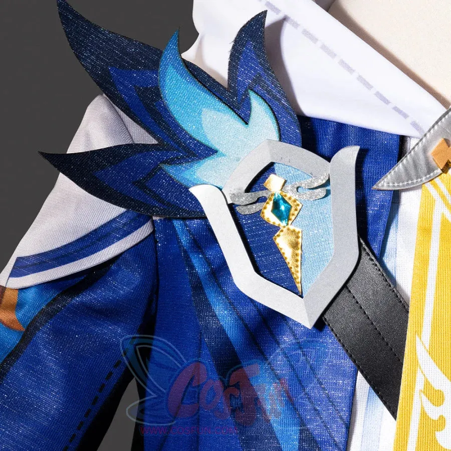 Genshin Impact Knights of Favonius Mika Cosplay Costume C07528 A