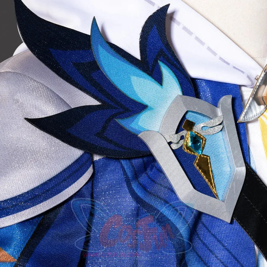 Genshin Impact Knights of Favonius Mika Cosplay Costume C07528 A
