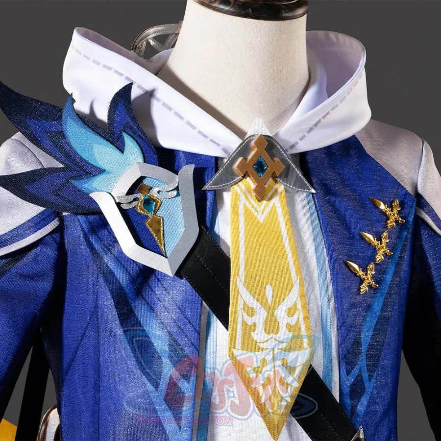 Genshin Impact Knights of Favonius Mika Cosplay Costume C07528 A