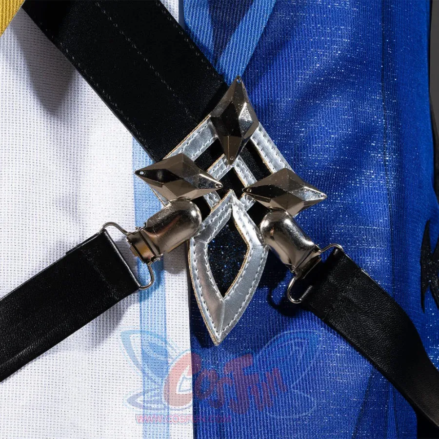Genshin Impact Knights of Favonius Mika Cosplay Costume C07528 A