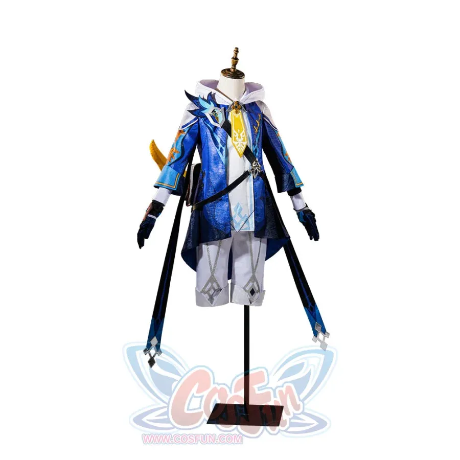 Genshin Impact Knights of Favonius Mika Cosplay Costume C07528 A