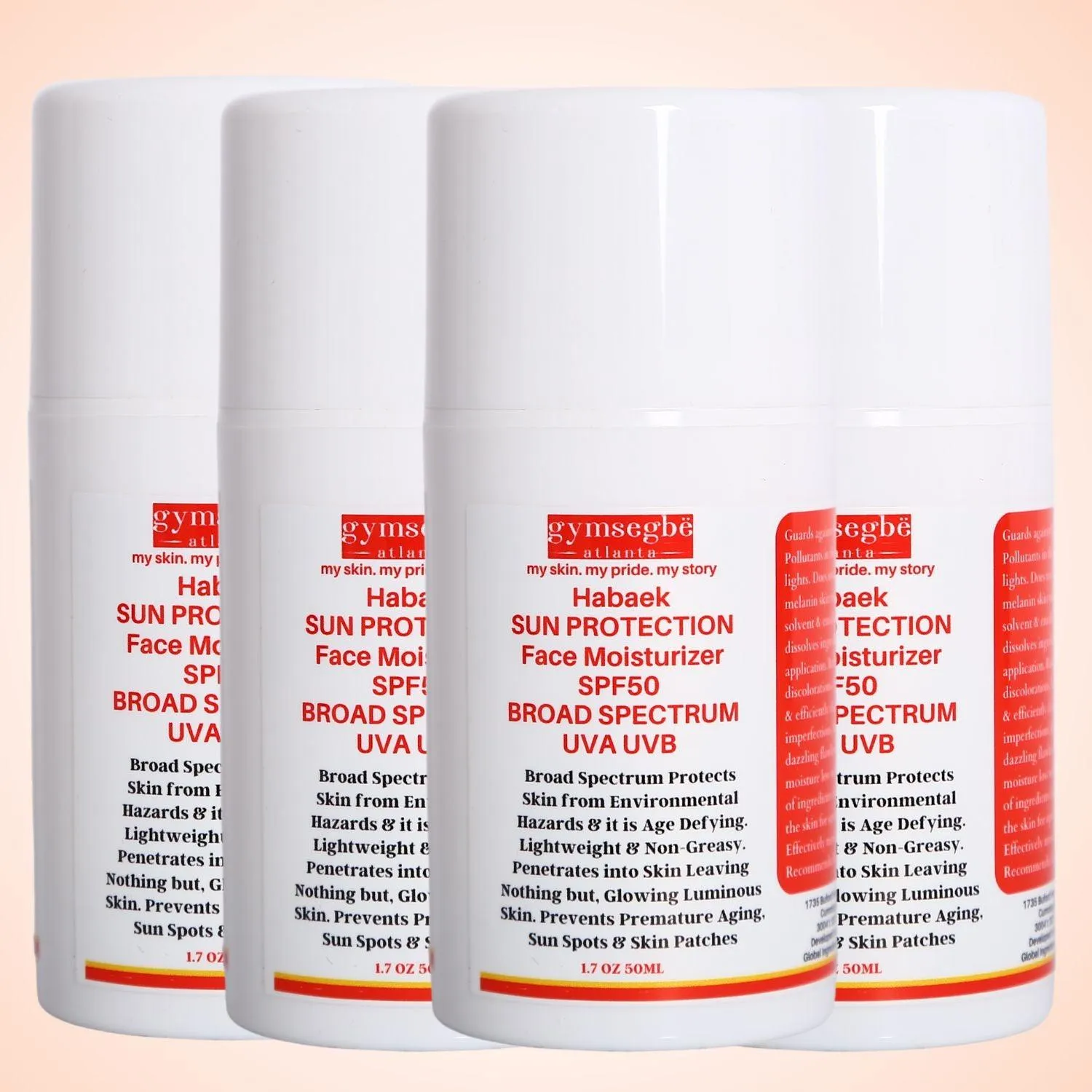 Habaek Sun Protection Face Moisturizer SPF50