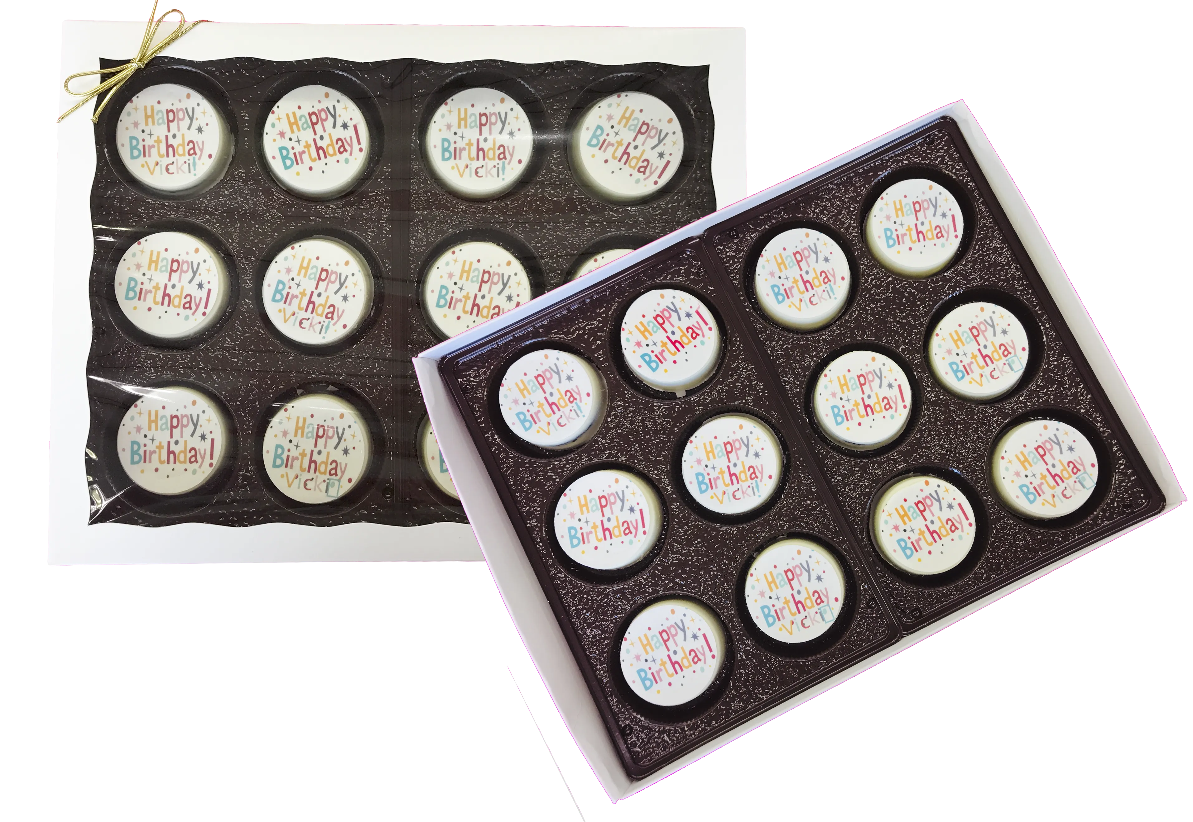 Happy Birthday Chocolate Covered Oreo Gift Box