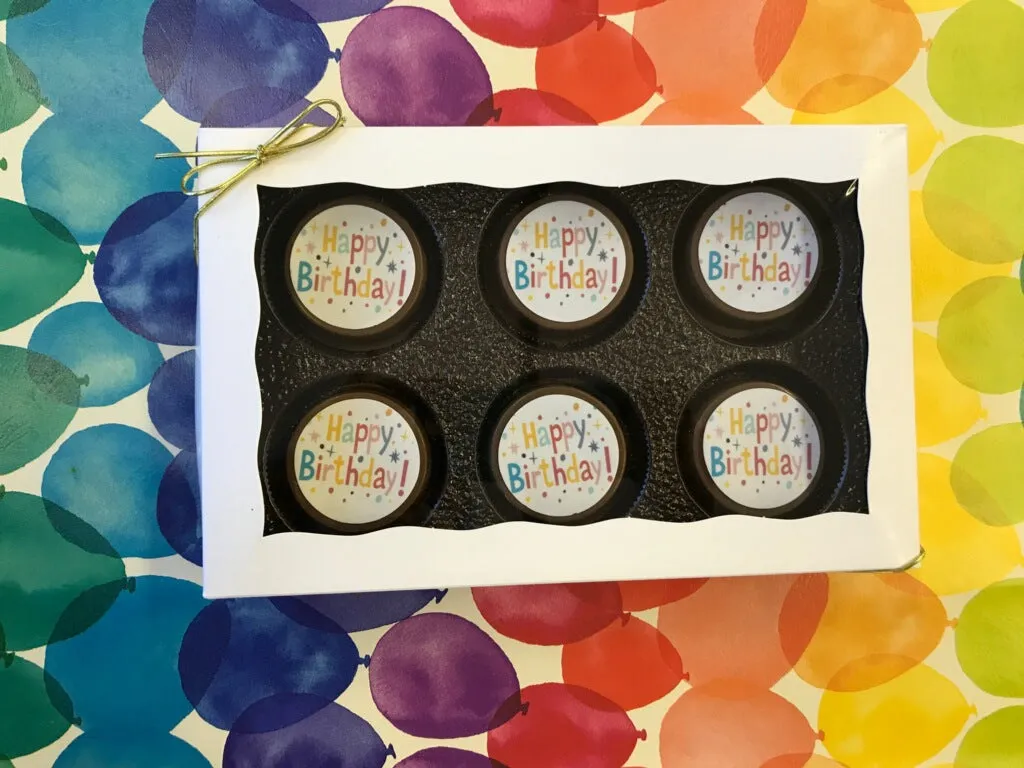 Happy Birthday Chocolate Covered Oreo Gift Box