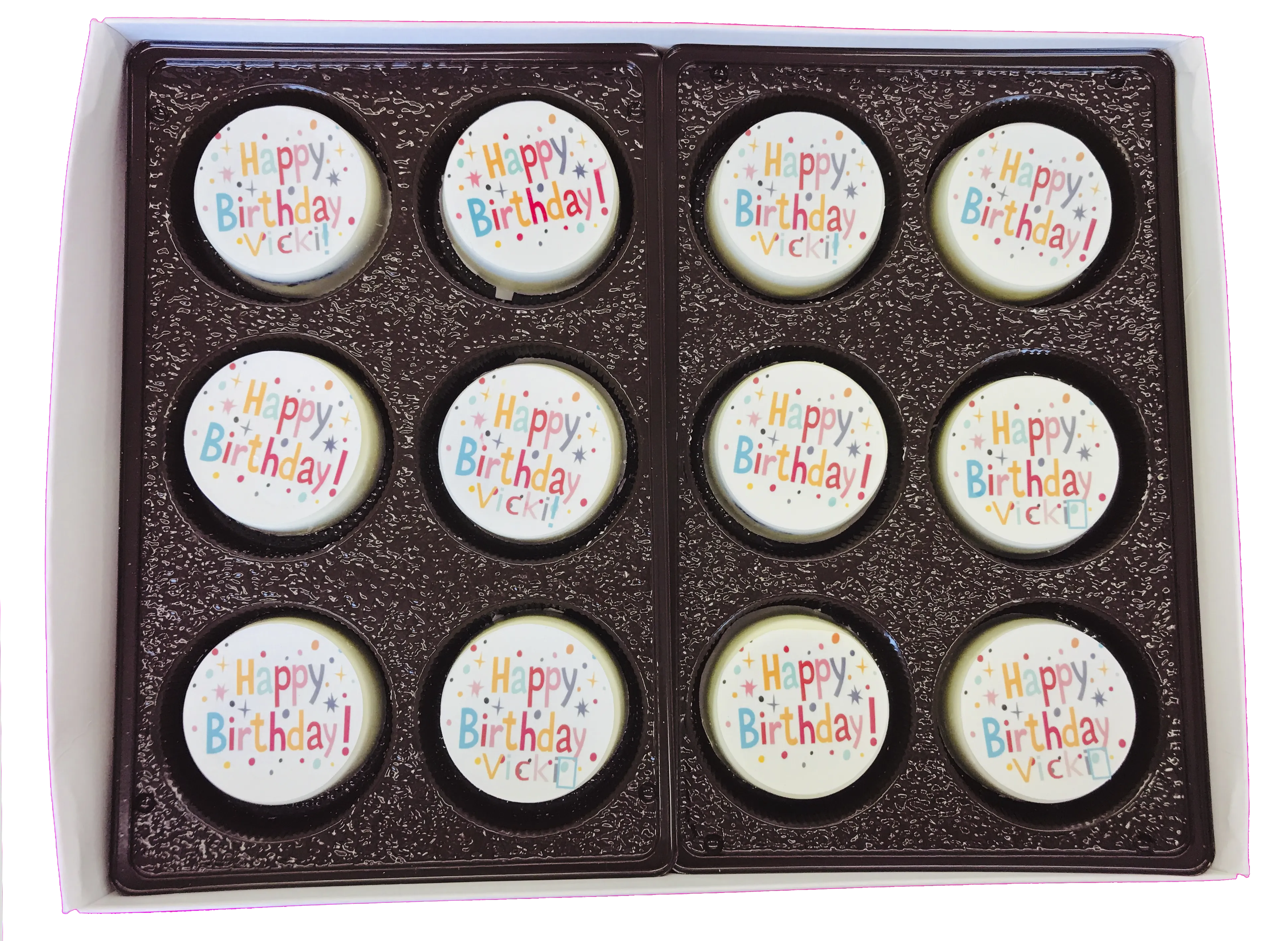 Happy Birthday Chocolate Covered Oreo Gift Box