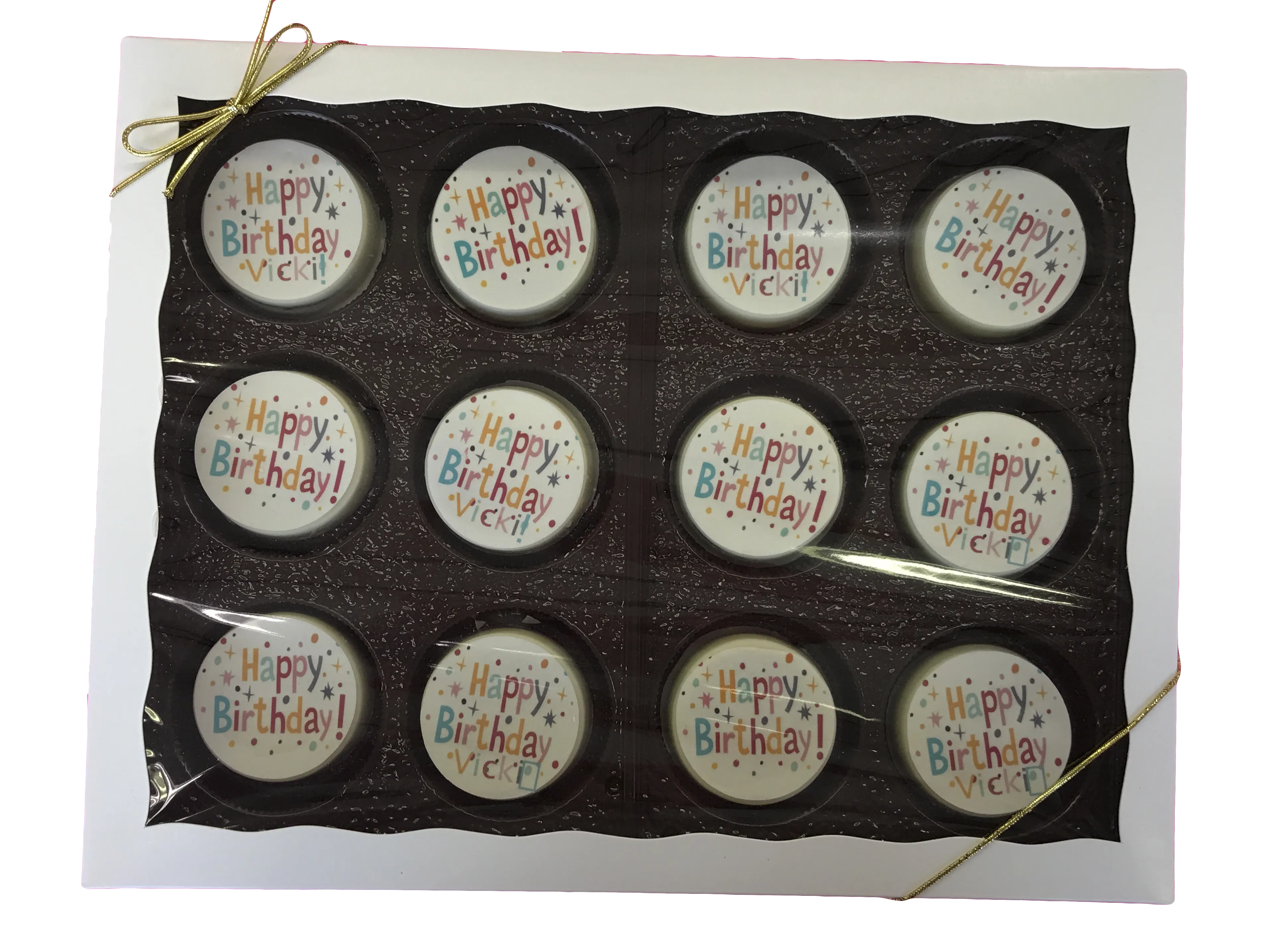 Happy Birthday Chocolate Covered Oreo Gift Box