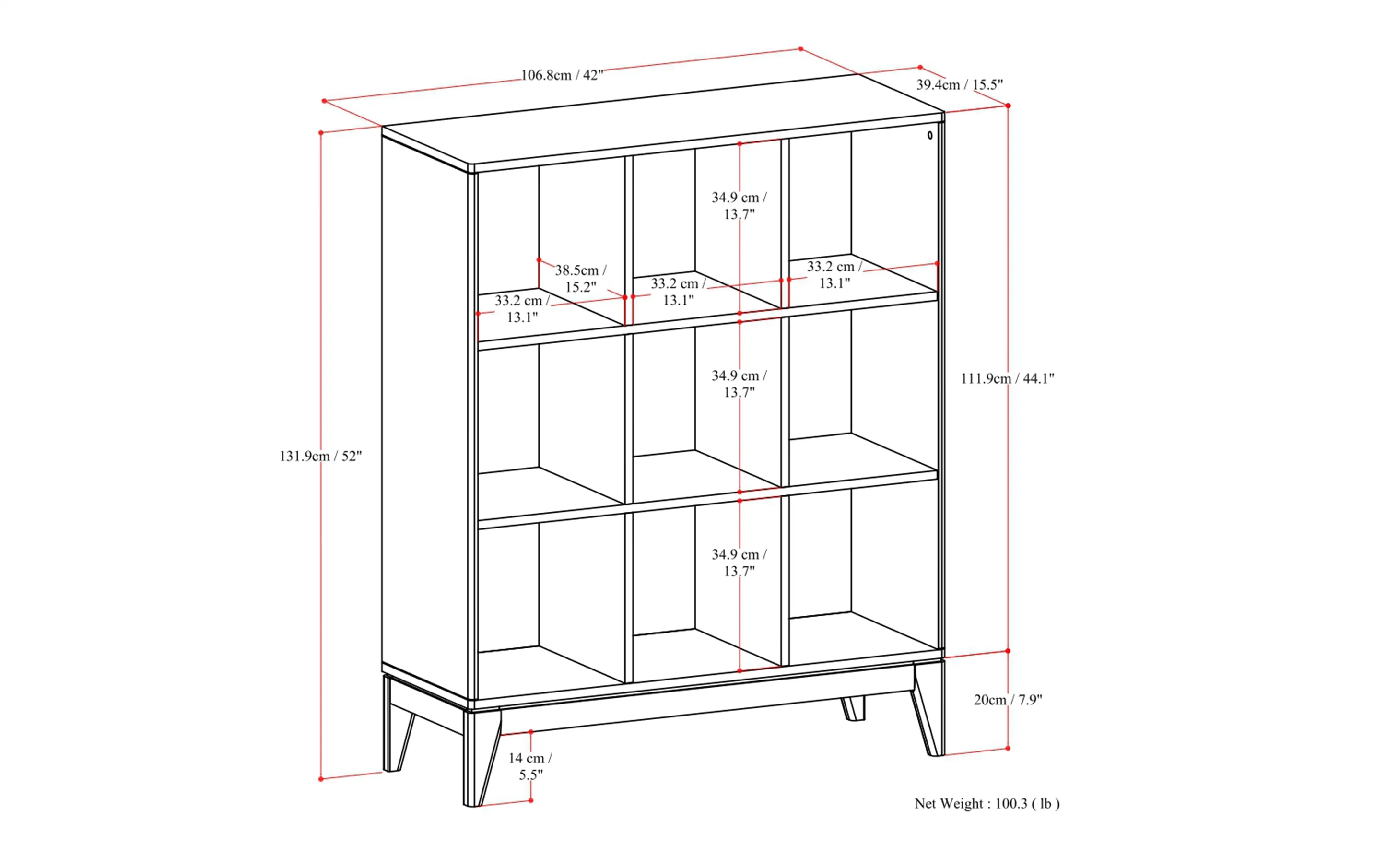 Harper 9 Cube Storage