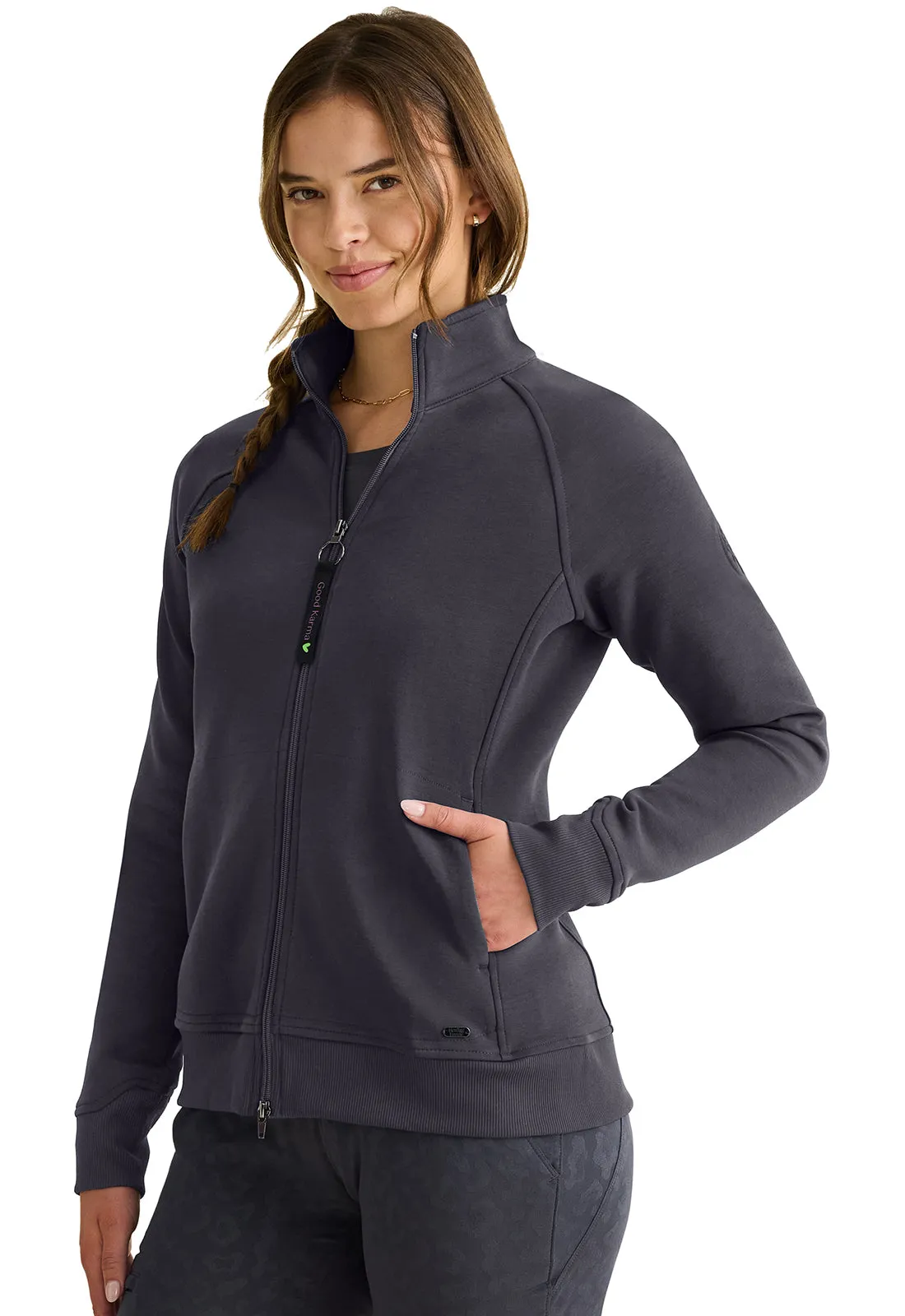 Healing Hands Karma Jacket Pewter