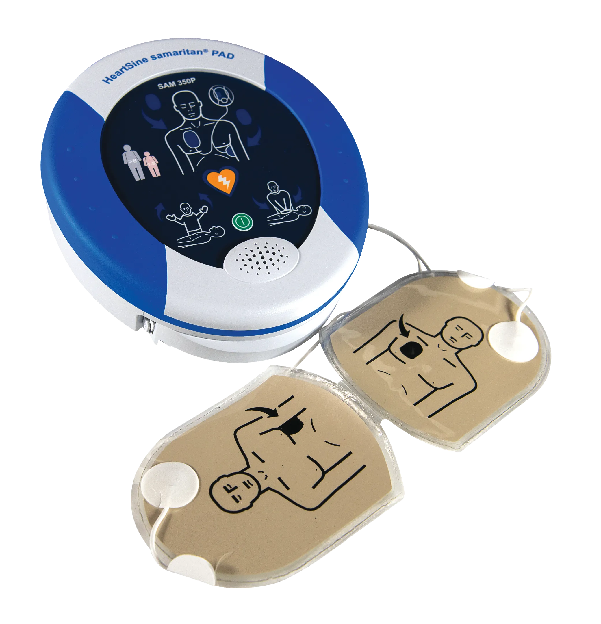 HeartSine Samaritan 350P Standard AED (Automated External Defibrillator)