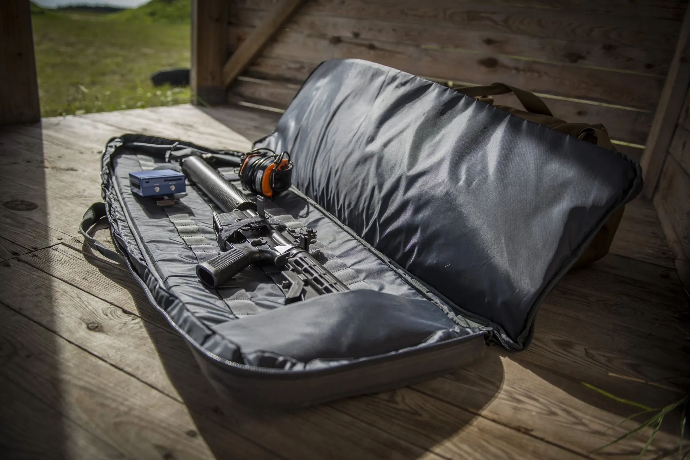 HELIKON DOUBLE UPPER RIFLE BAG 18(R) - Grey