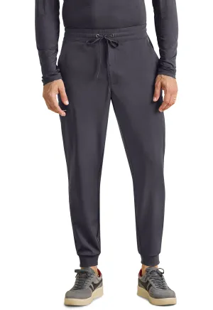 HH Works HH054 Rafael Men's Mid Rise Zip Fly Jogger Pewter