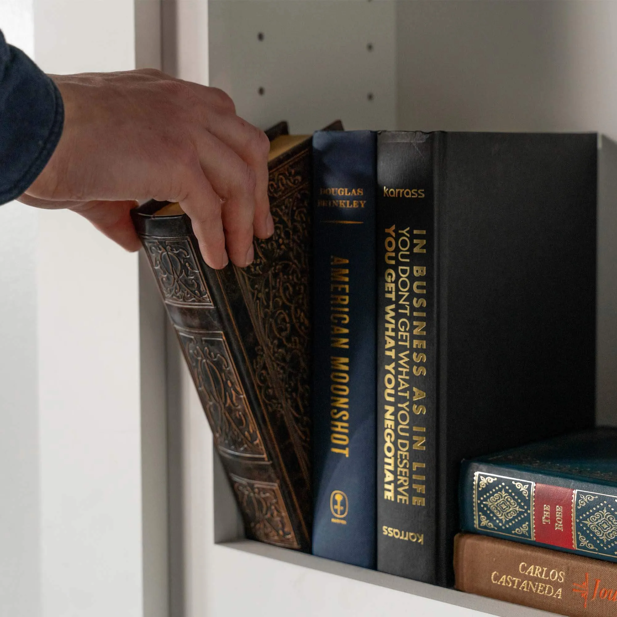 Hidden Door Book Latch
