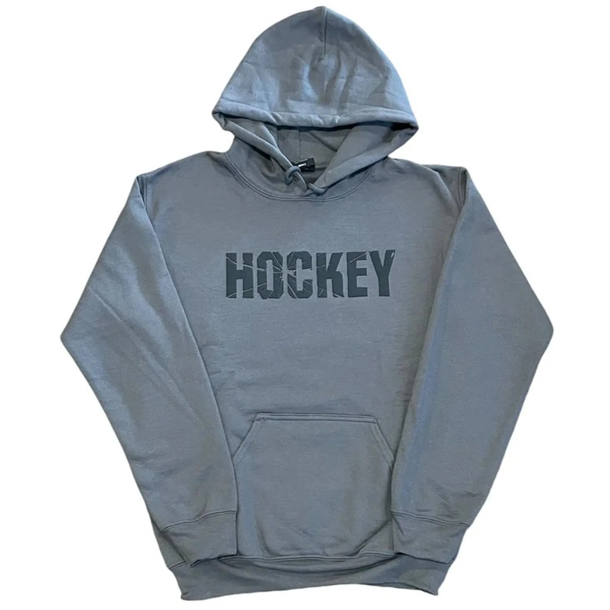 Hockey Shatter Hoodie Puff Print Charcoal