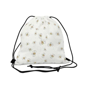 HoneyPlusCo Merch | Honey Bee Drawstring Backpack Style 10