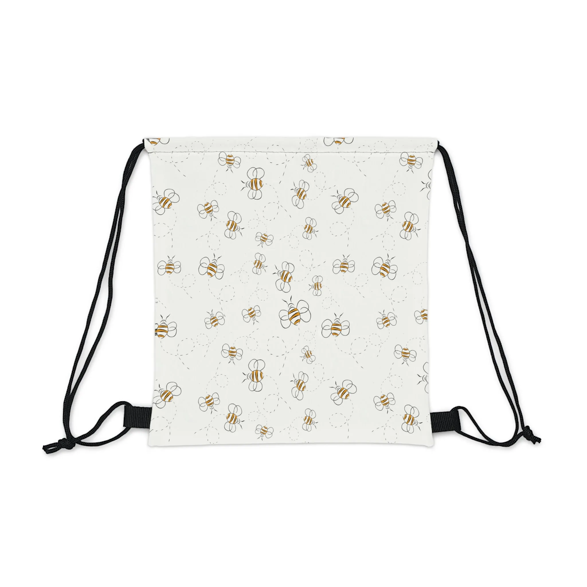 HoneyPlusCo Merch | Honey Bee Drawstring Backpack Style 10