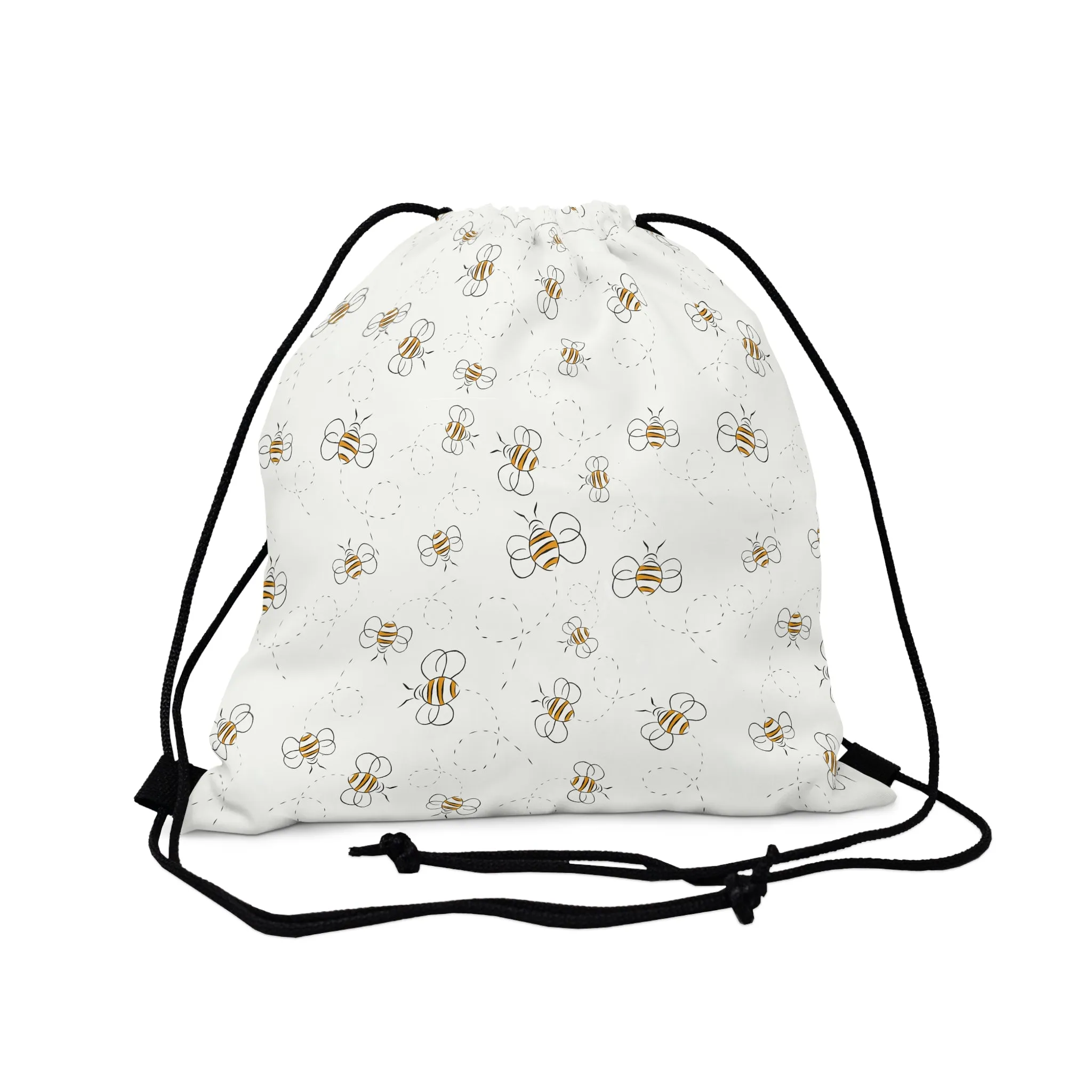 HoneyPlusCo Merch | Honey Bee Drawstring Backpack Style 10