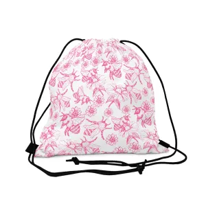 HoneyPlusCo Merch | Honey Bee Drawstring Backpack Style 5